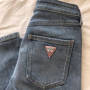 1981 High Rise Stretch Skinny Jeans by Guess